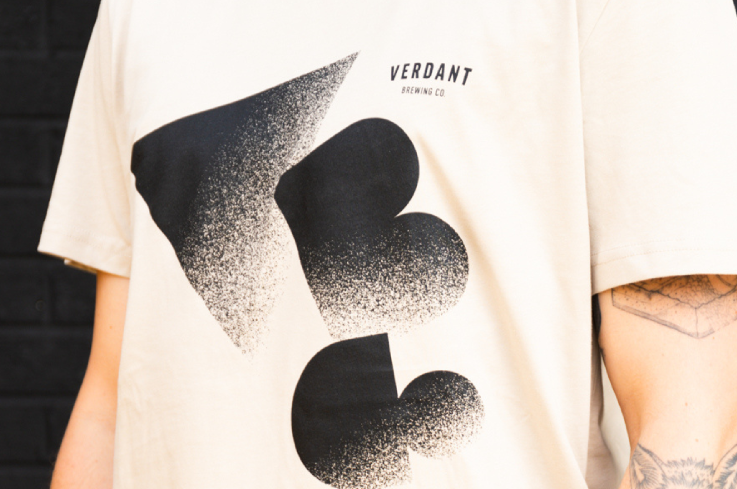Verdant Logo T-Shirt - Cream