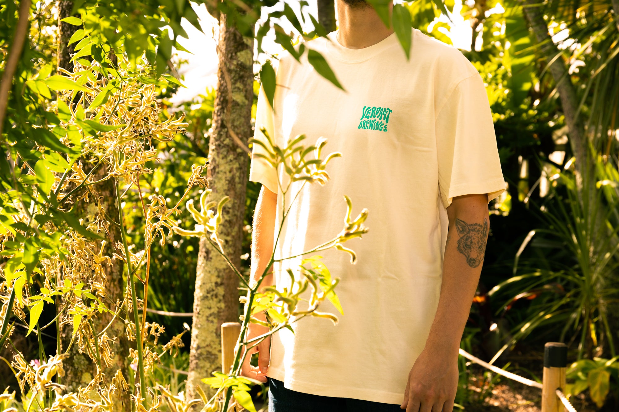 Back to Nature T-Shirt - Heavyweight Relaxed Fit - Faded Ecru