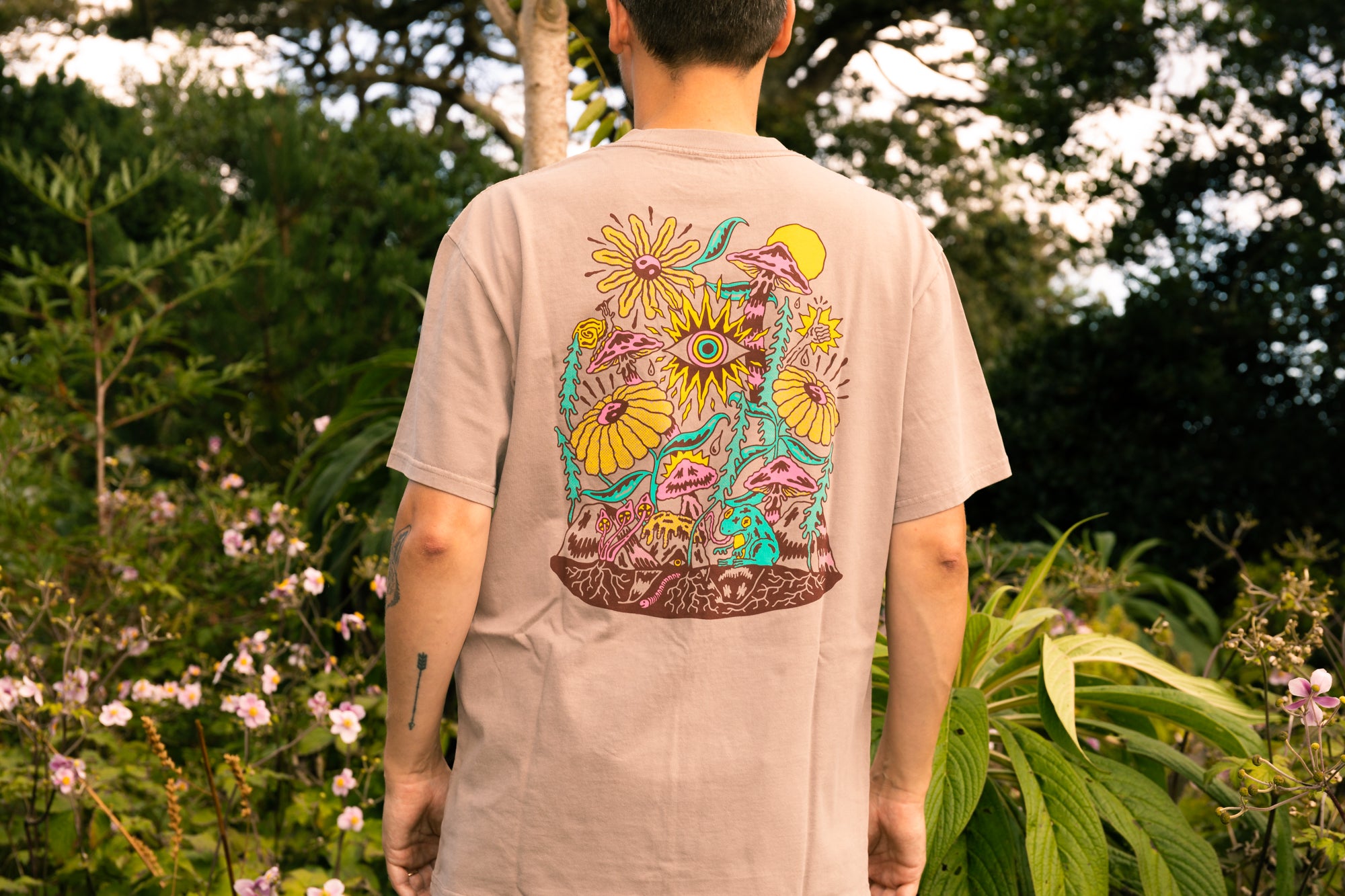 Back to Nature T-Shirt - Heavyweight Relaxed Fit - Faded Mushroom
