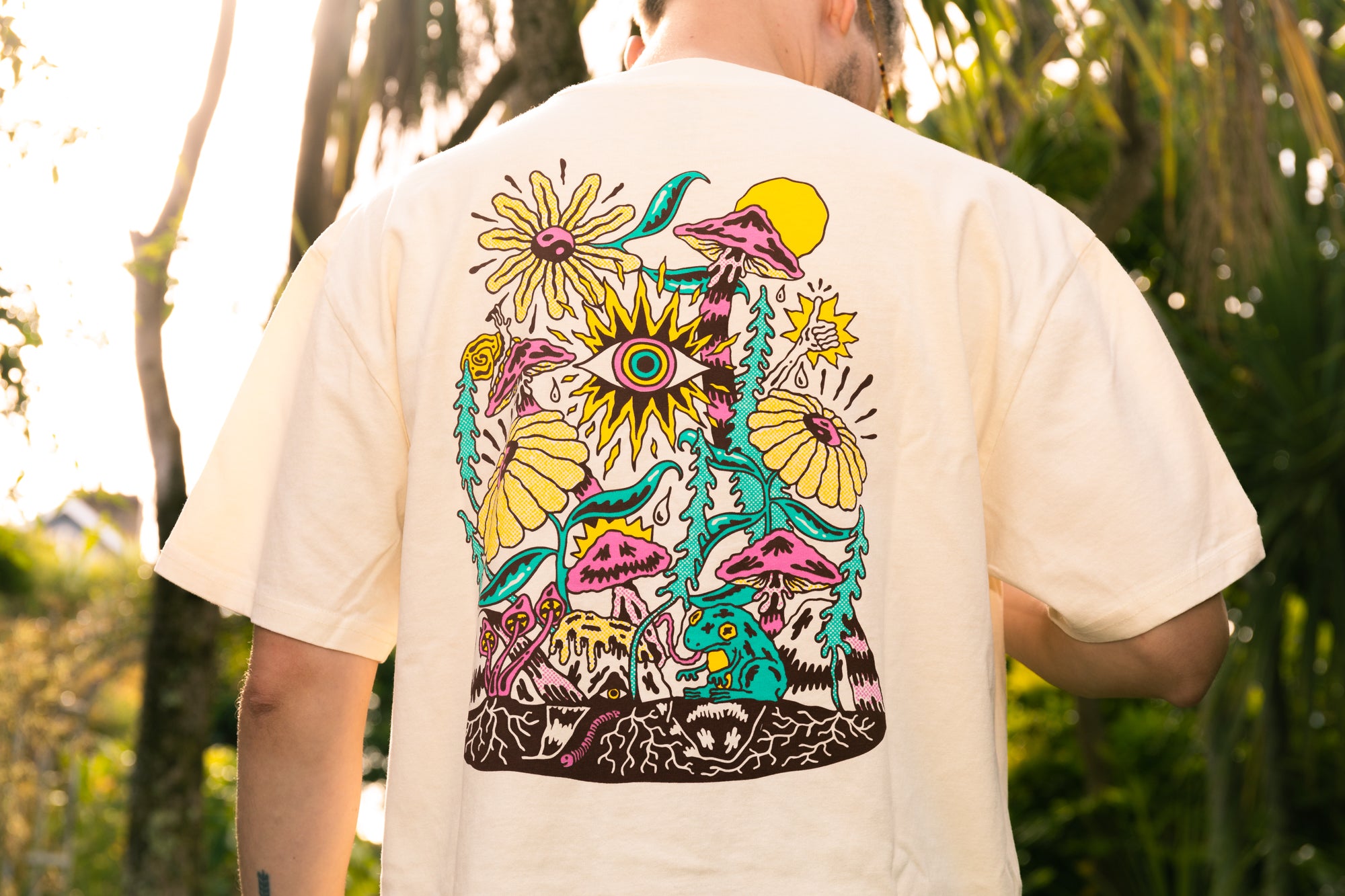 Back to Nature T-Shirt - Heavyweight Relaxed Fit - Faded Ecru