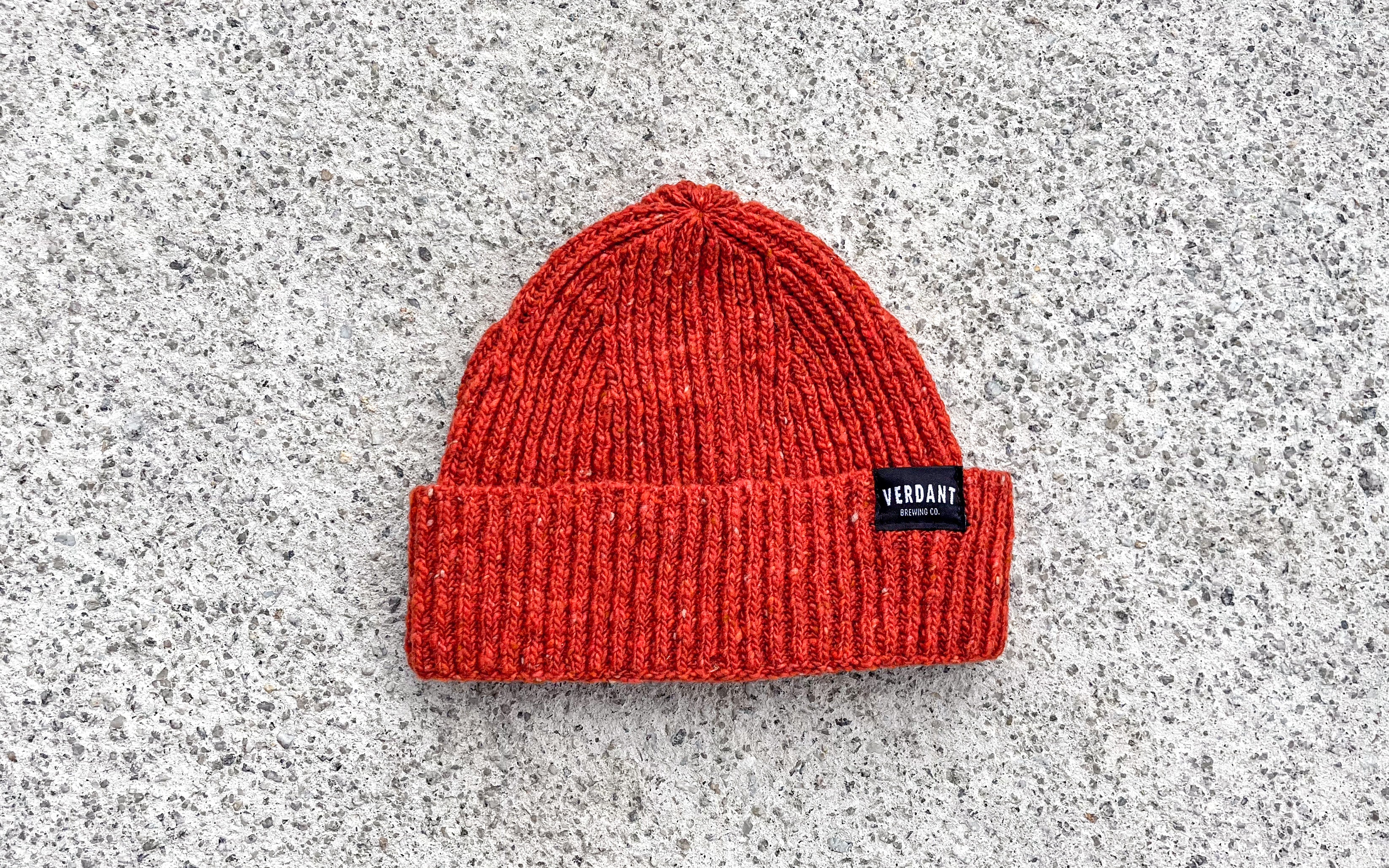 100% Donegal Merino Wool Verdant Beanie Hat