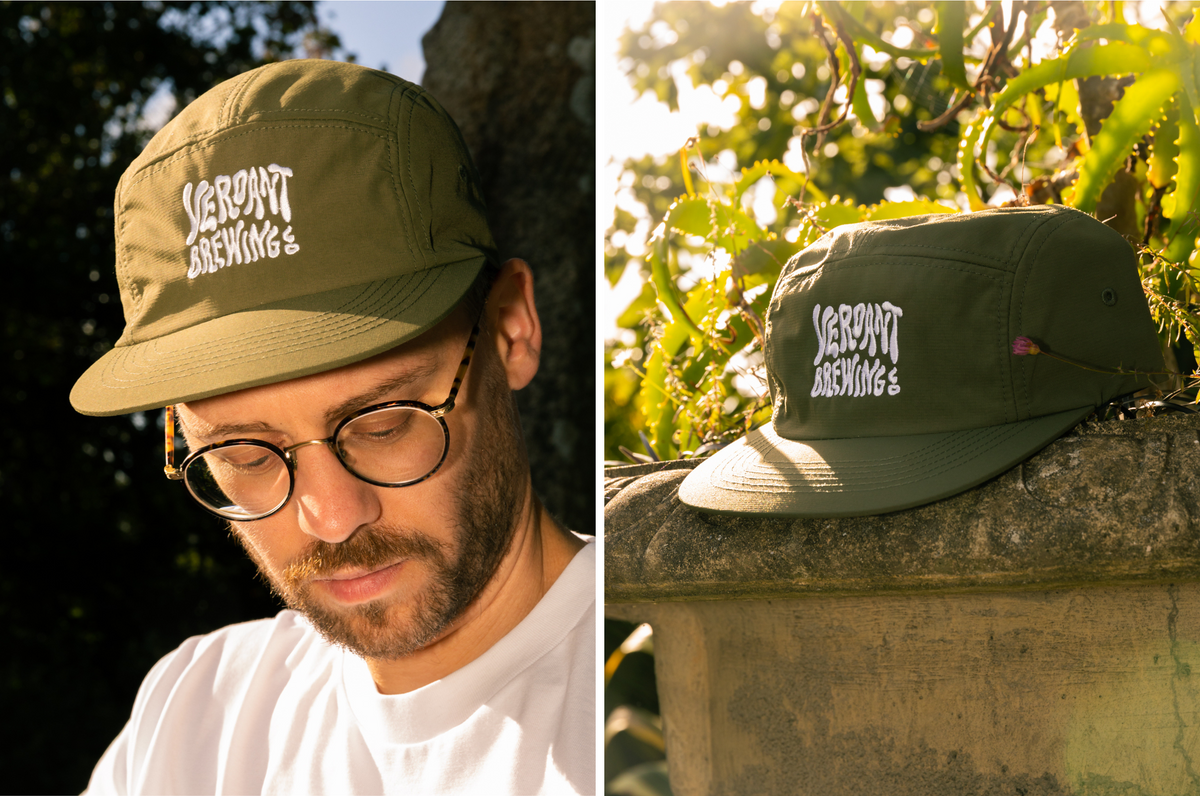 Back to Nature 5 Panels Cap - Green