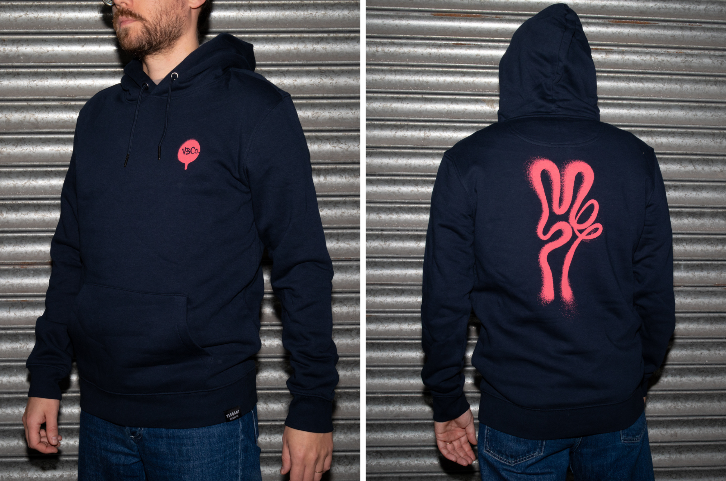 Navy 'Create Dangerously' Hoodie