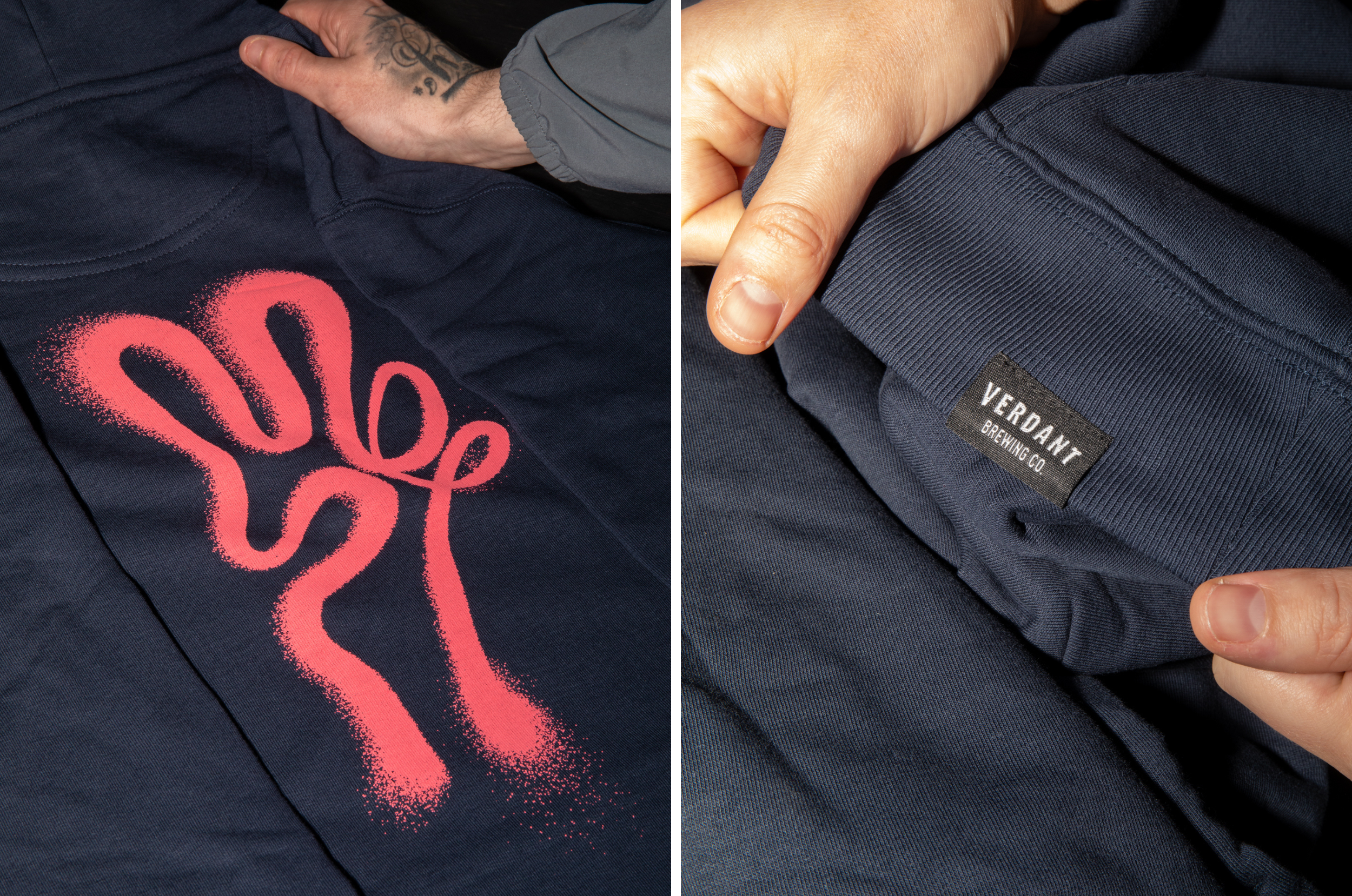 Navy 'Create Dangerously' Hoodie