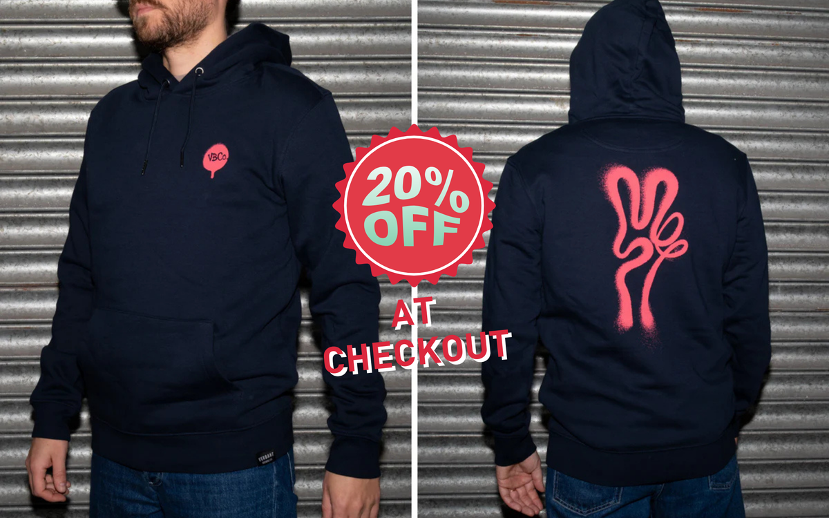 Navy 'Create Dangerously' Hoodie