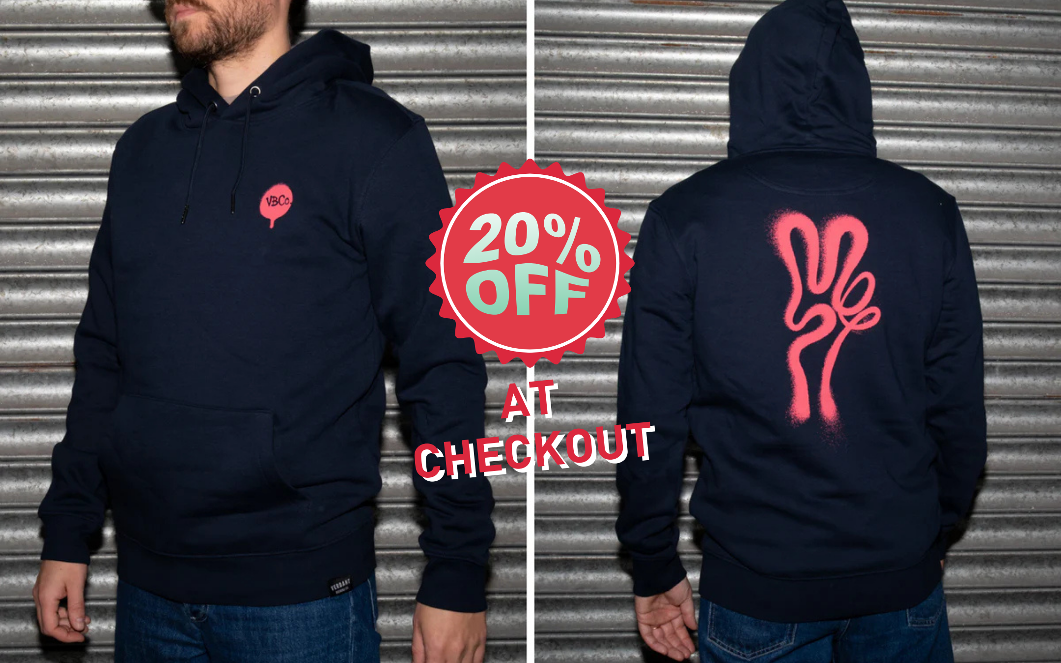 Navy 'Create Dangerously' Hoodie