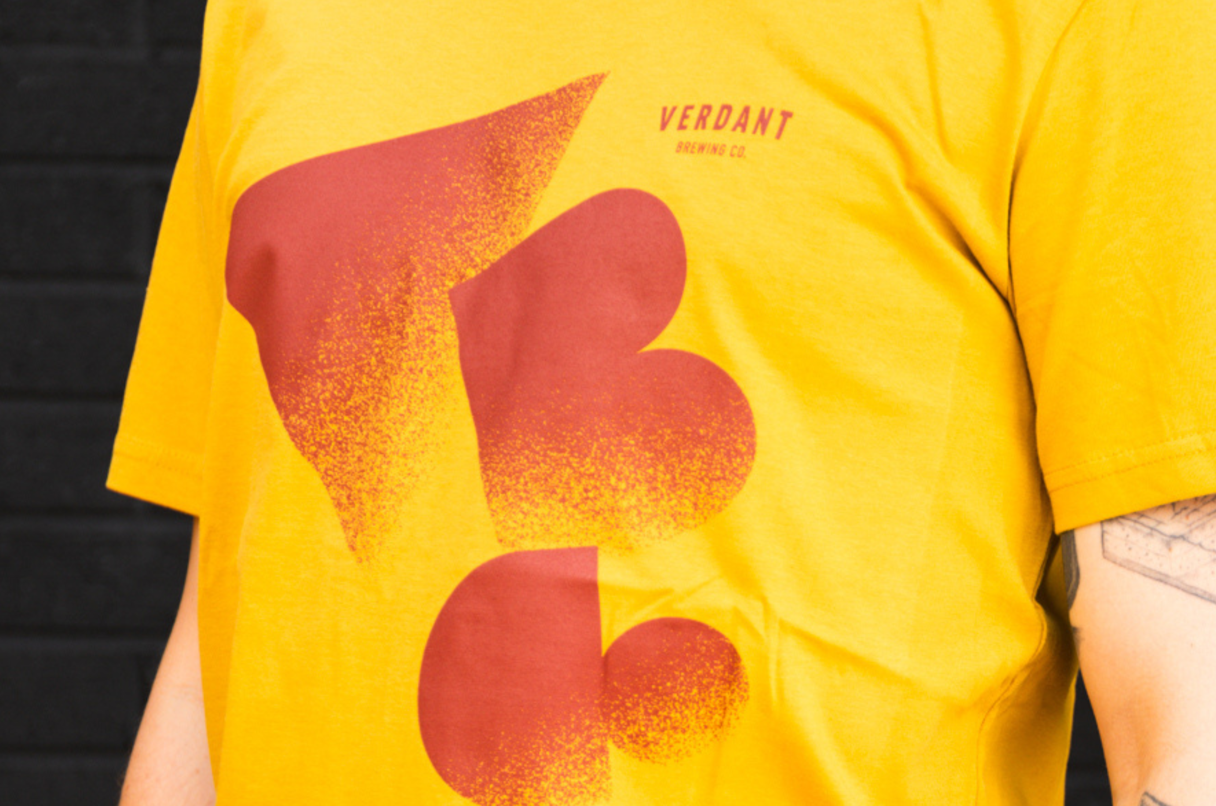 Verdant Logo T-Shirt - Mustard