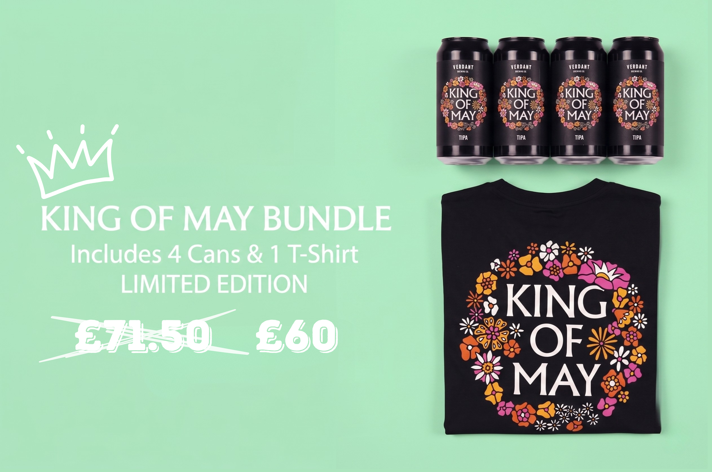 King of May Bundle (T-Shirt + 4Pack)
