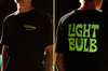 Lightbulb Glow In The Dark T-Shirt - Black