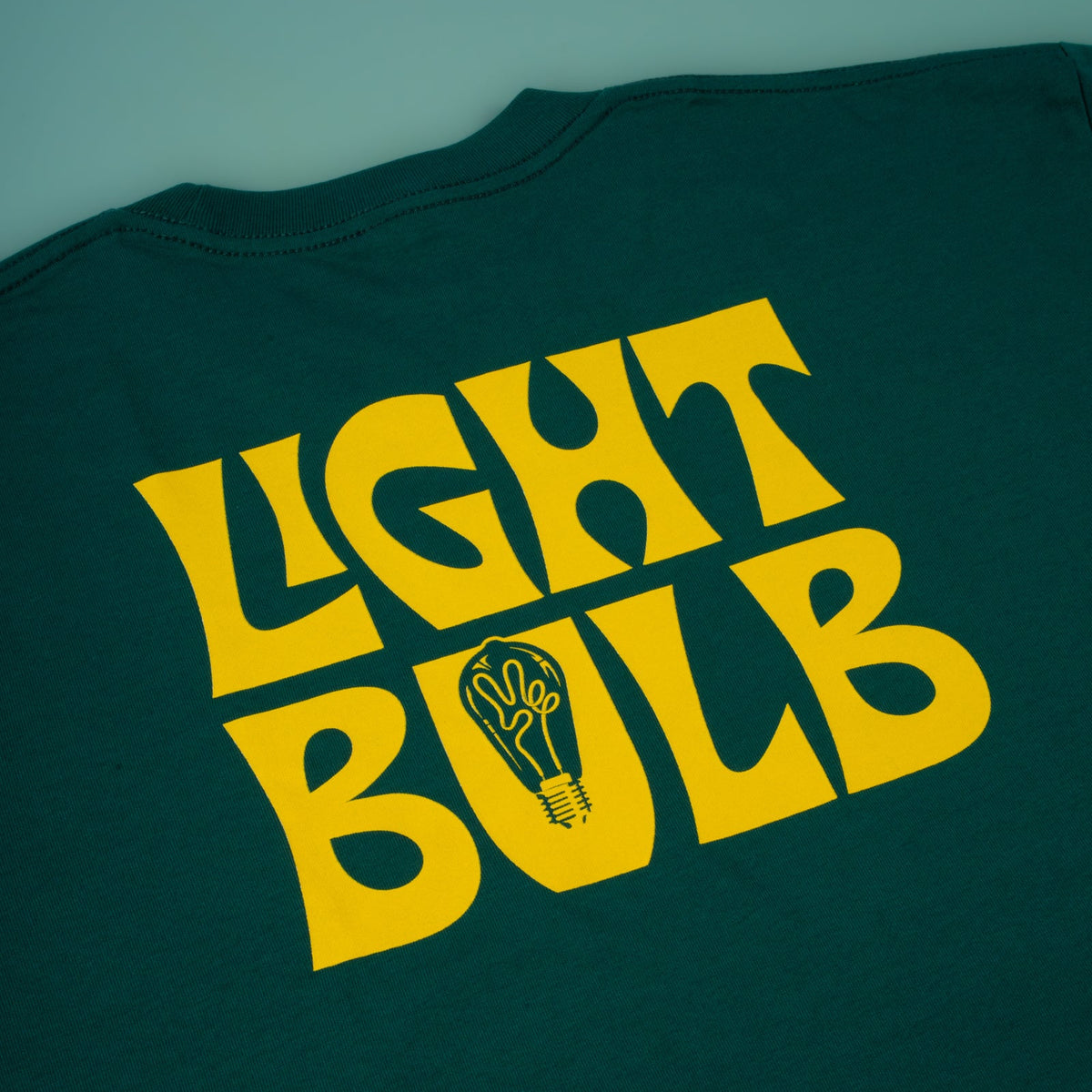 Lightbulb Jade Green & Yellow T-shirt