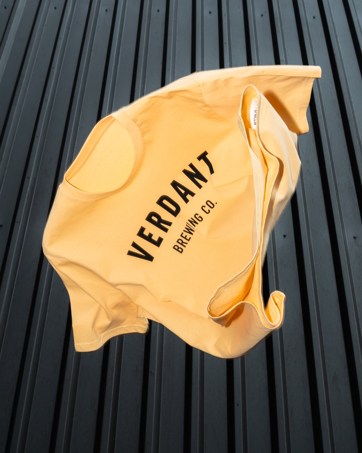 Classic Verdant Logo T-Shirt - Nispero Yellow