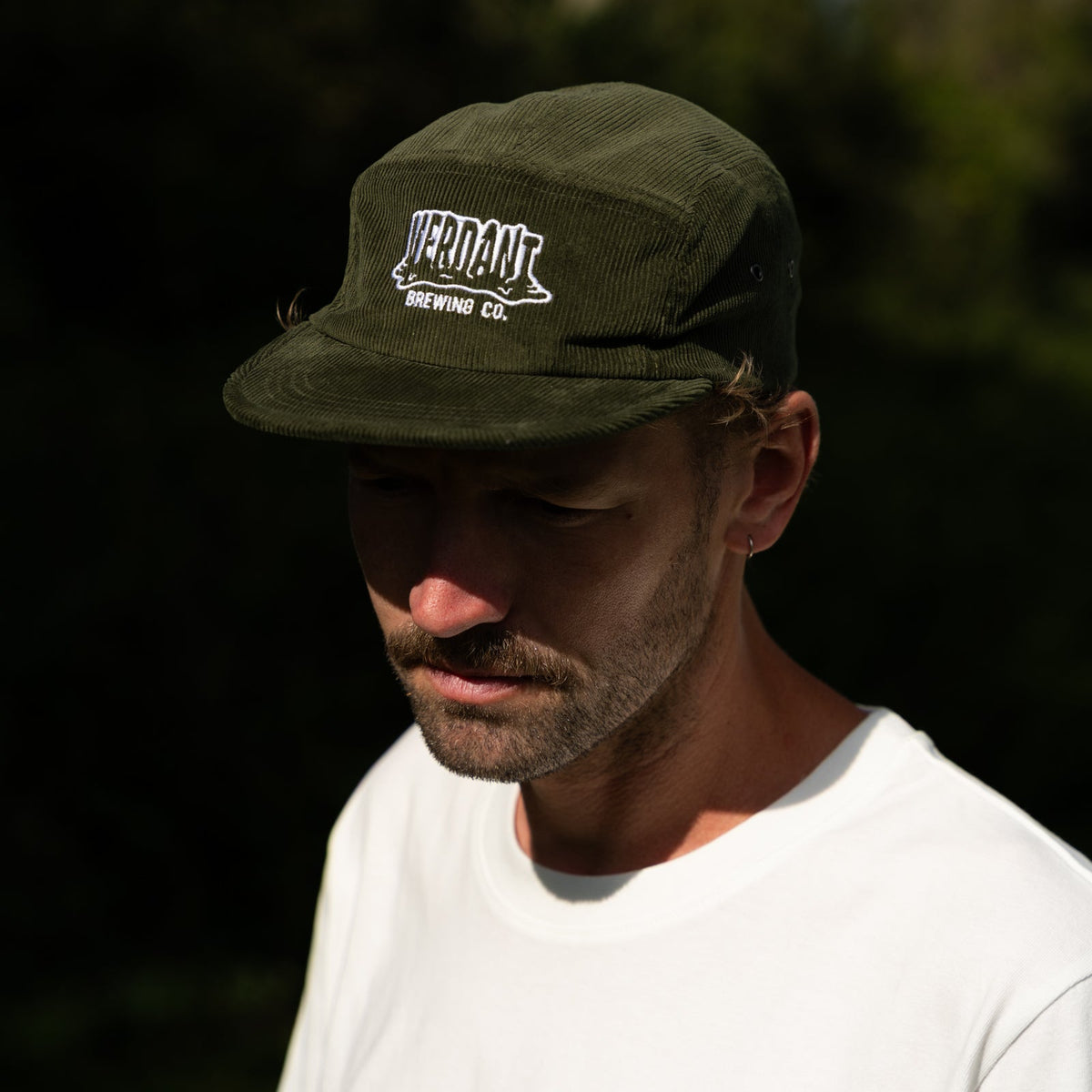 Verdant Sludge Logo - Forest Green Corduroy Cap