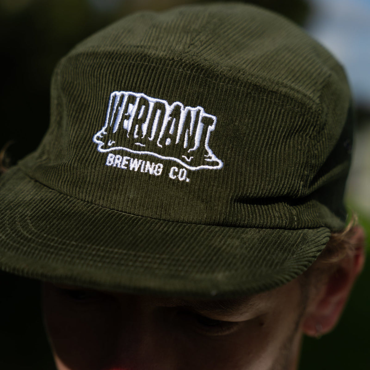 Verdant Sludge Logo - Forest Green Corduroy Cap