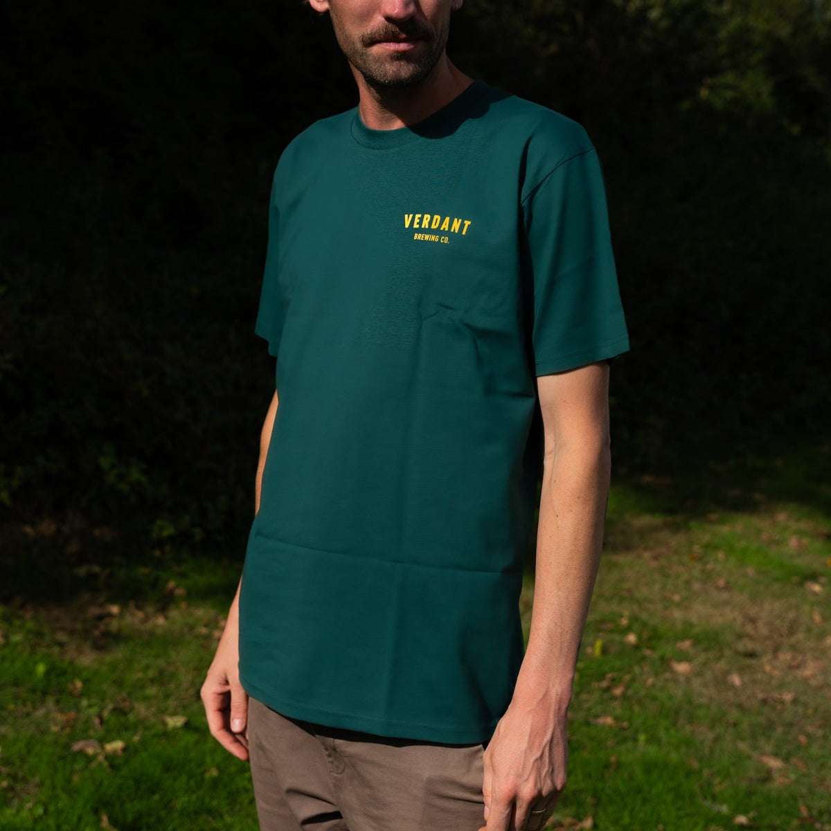 Lightbulb Jade Green & Yellow T-shirt