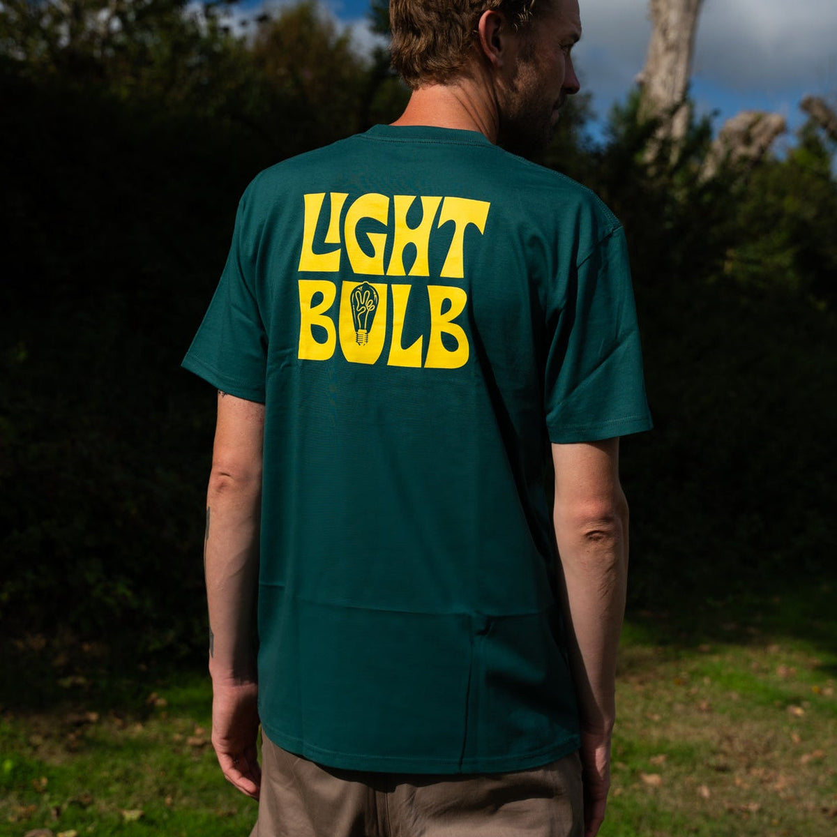 Lightbulb Jade Green & Yellow T-shirt
