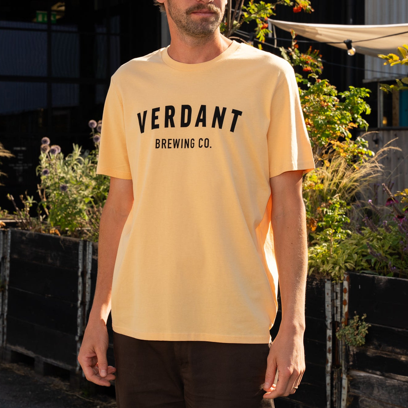 Classic Verdant Logo T-Shirt - Yellow