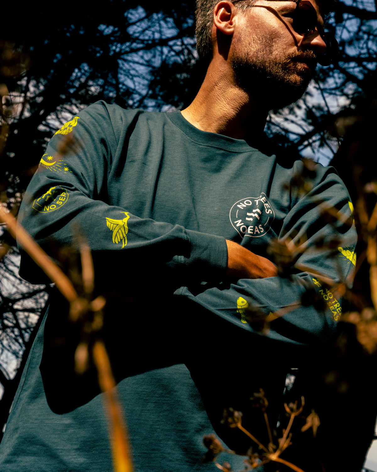 'No Trees, No Seas' Long Sleeve Tee x Plant One