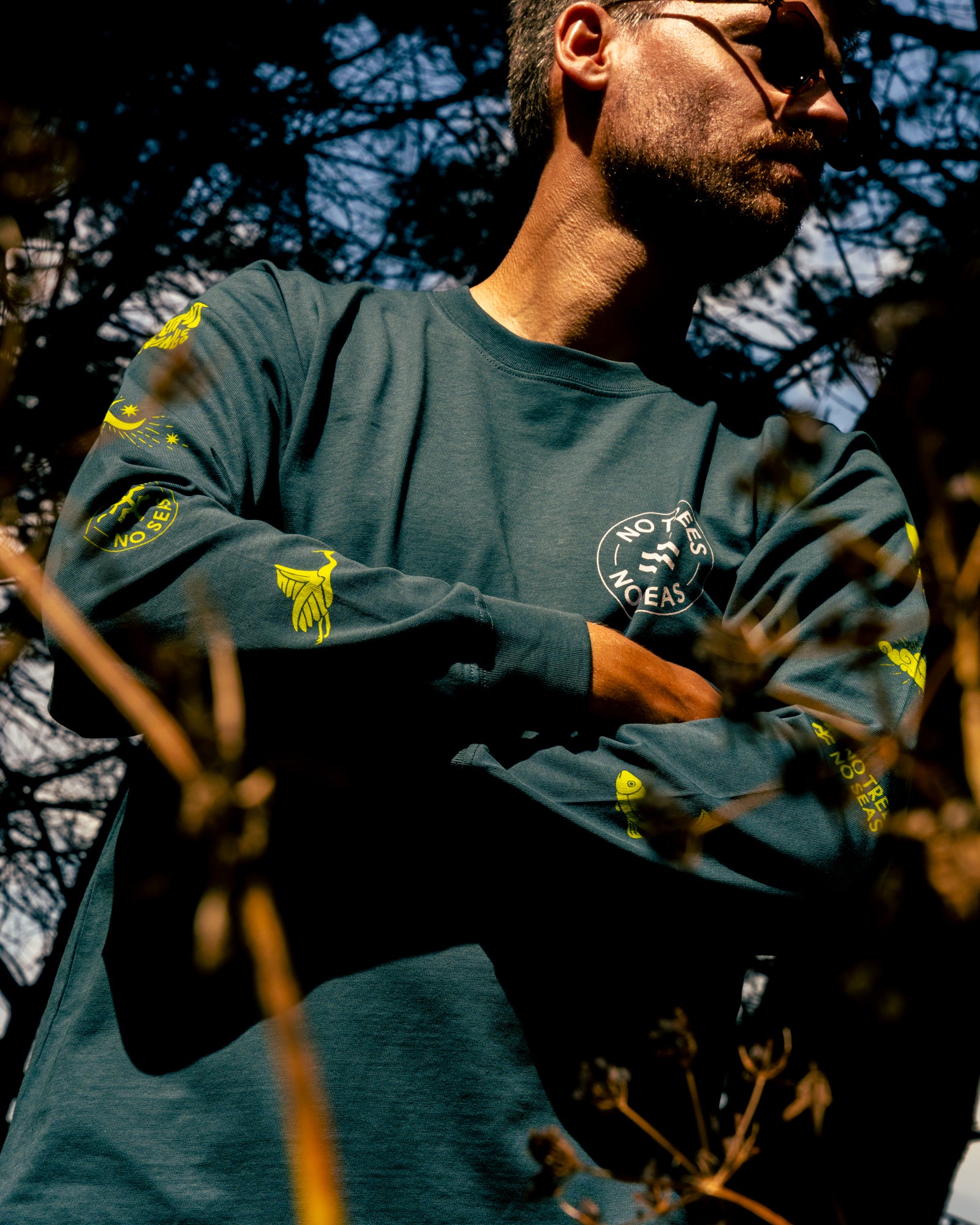 'No Trees, No Seas' Long Sleeve Tee x Plant One