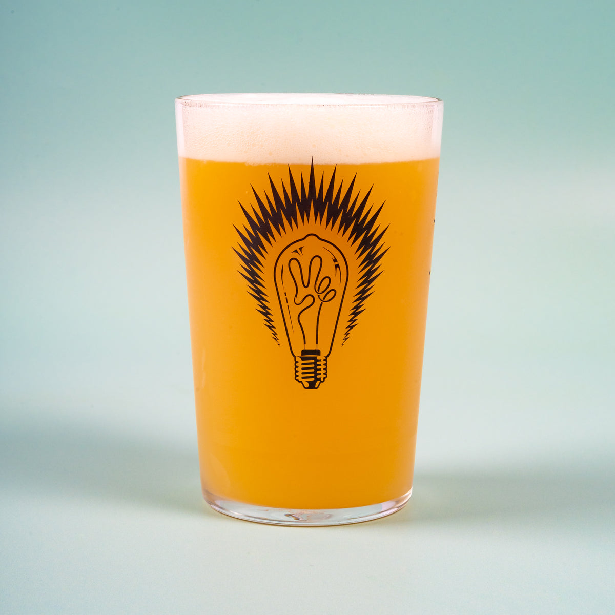 Peacebulb Pint Glass