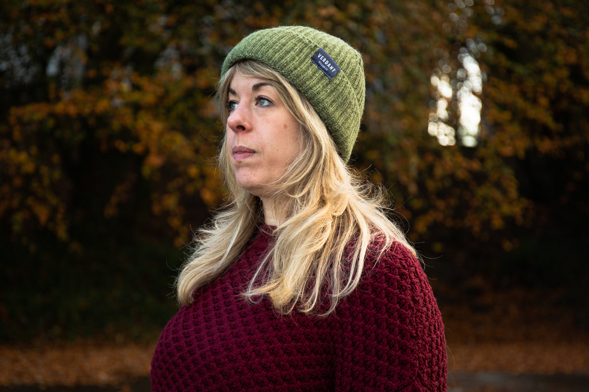 Fisherman Rib Beanie - 100% British Wool