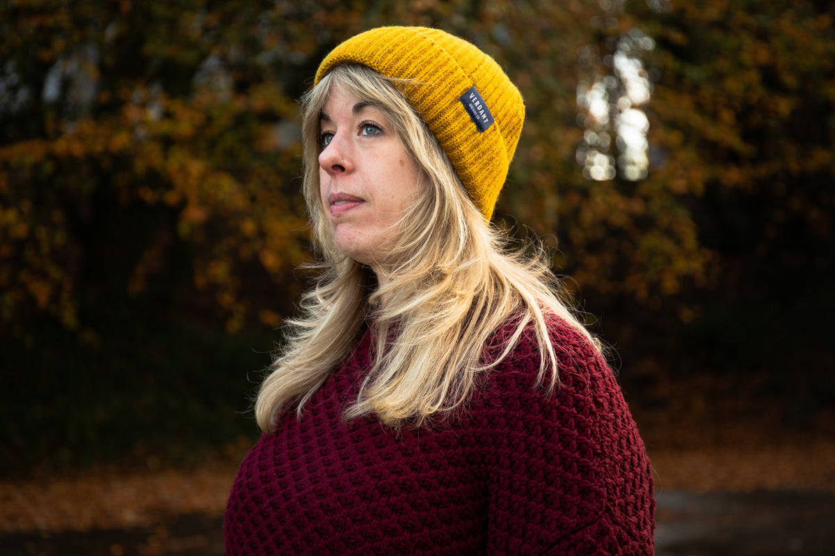 Fisherman Rib Beanie - 100% British Wool