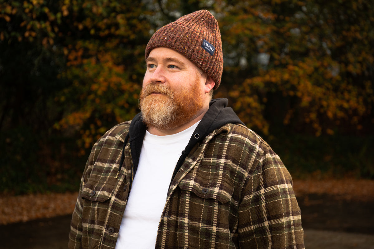 Soft Donegal Beanie - 100% Merino Wool