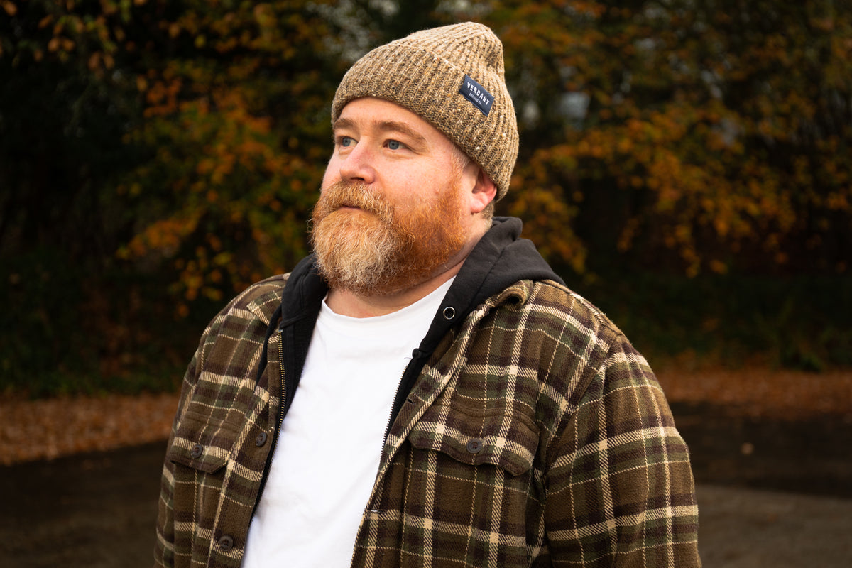 Soft Donegal Beanie - 100% Merino Wool