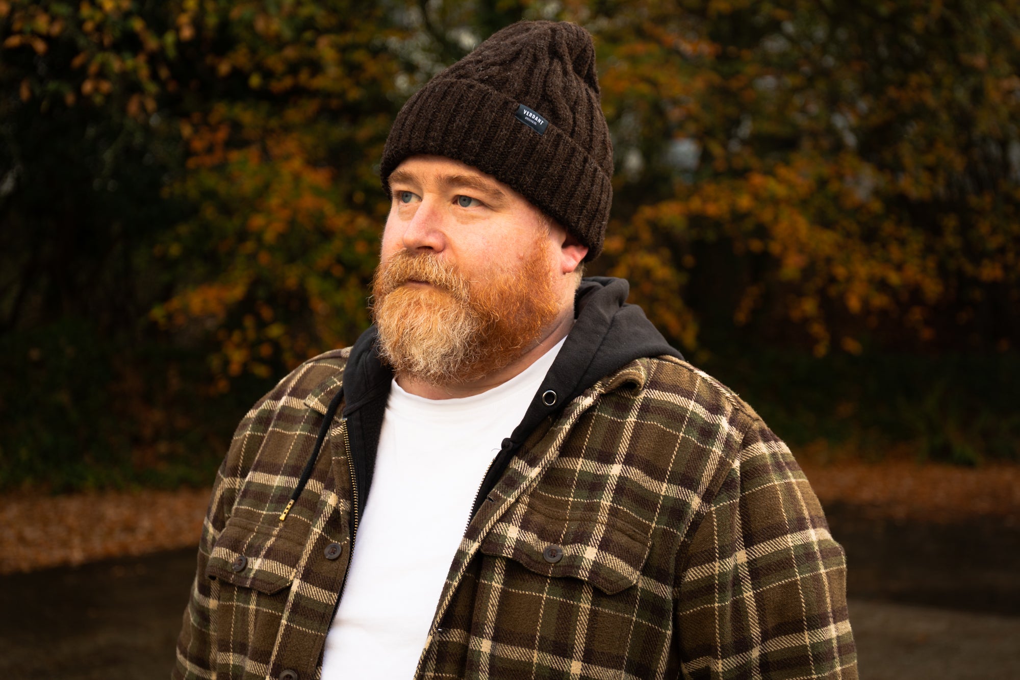 Aran Cable Knit Beanie - 100% British Wool