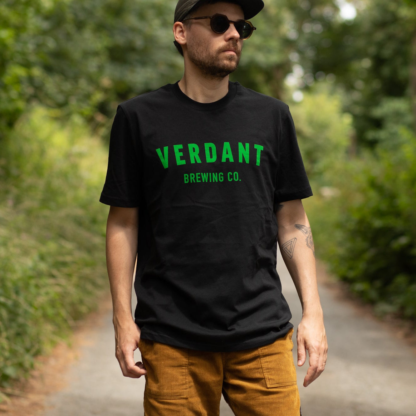 Classic Verdant Logo T-Shirt - Black