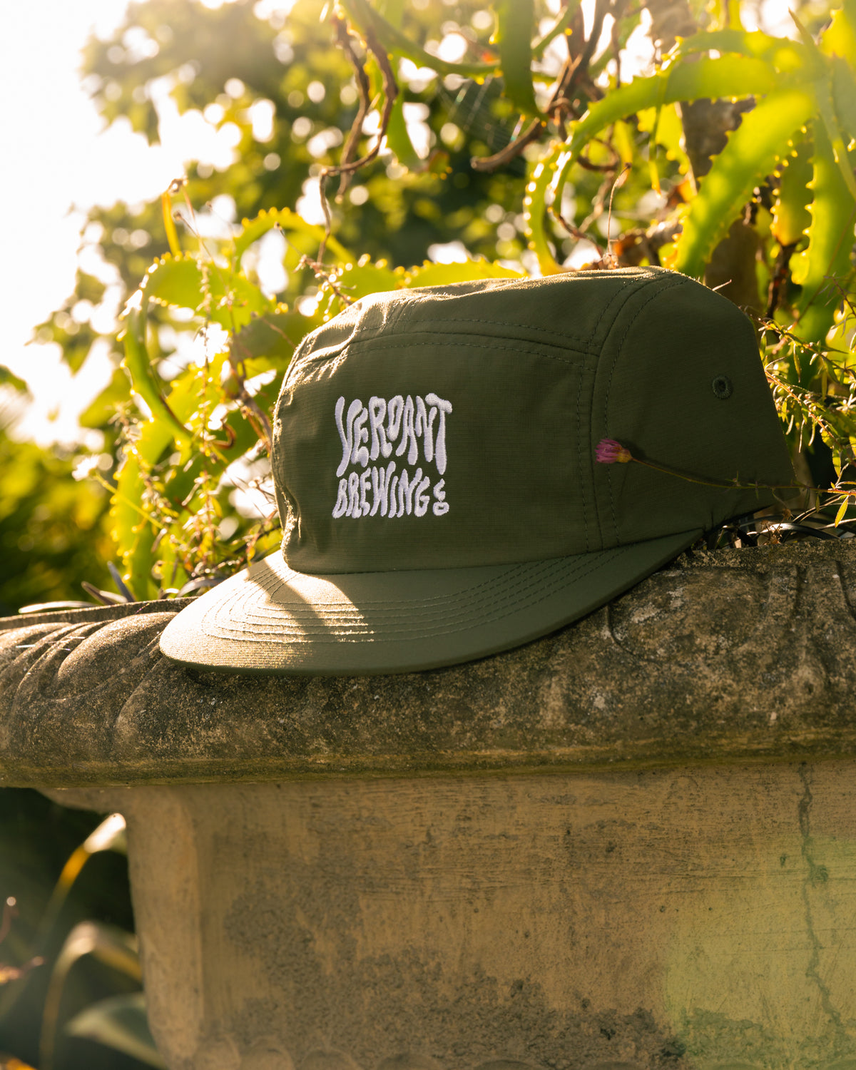 Back to Nature 5 Panels Cap - Green