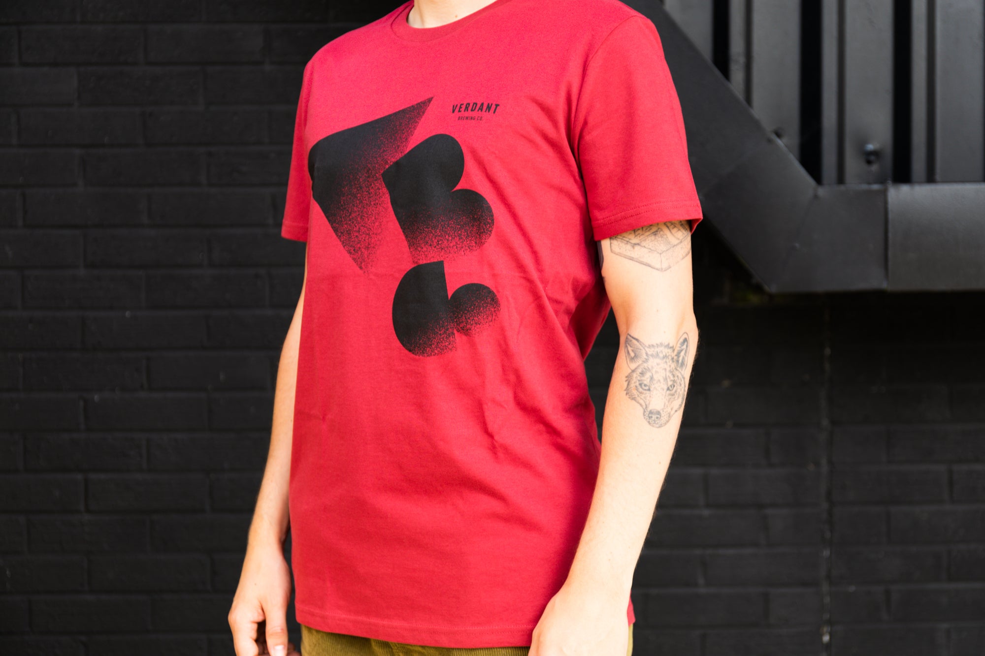 Verdant Logo T-Shirt - Red