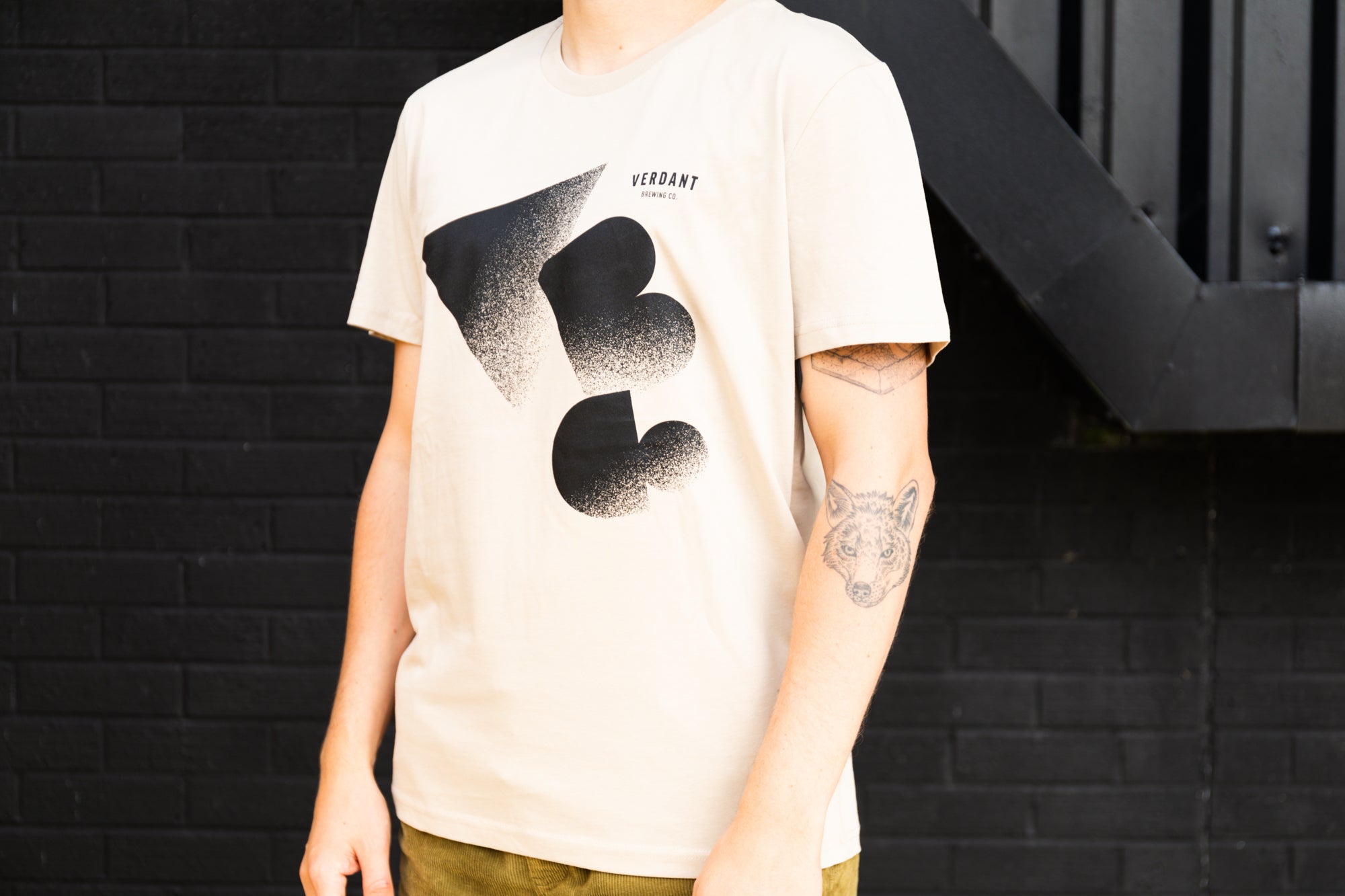 Verdant Logo T-Shirt - Cream