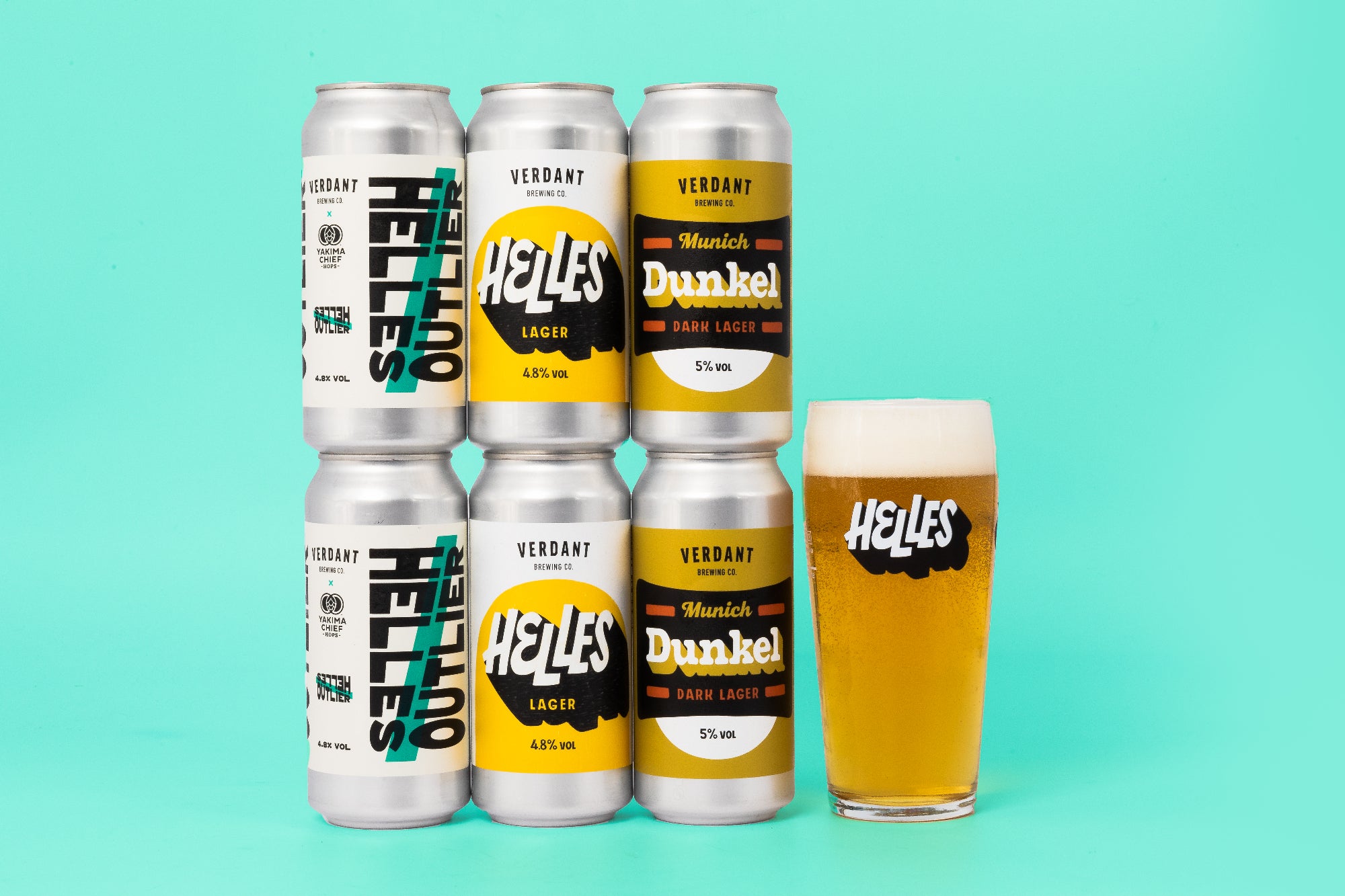 Lager Mix With Helles Pint Glass